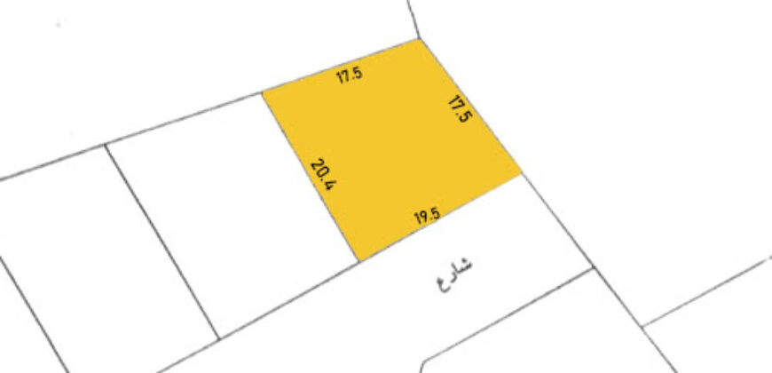 Residential land for sale located in A’Ali